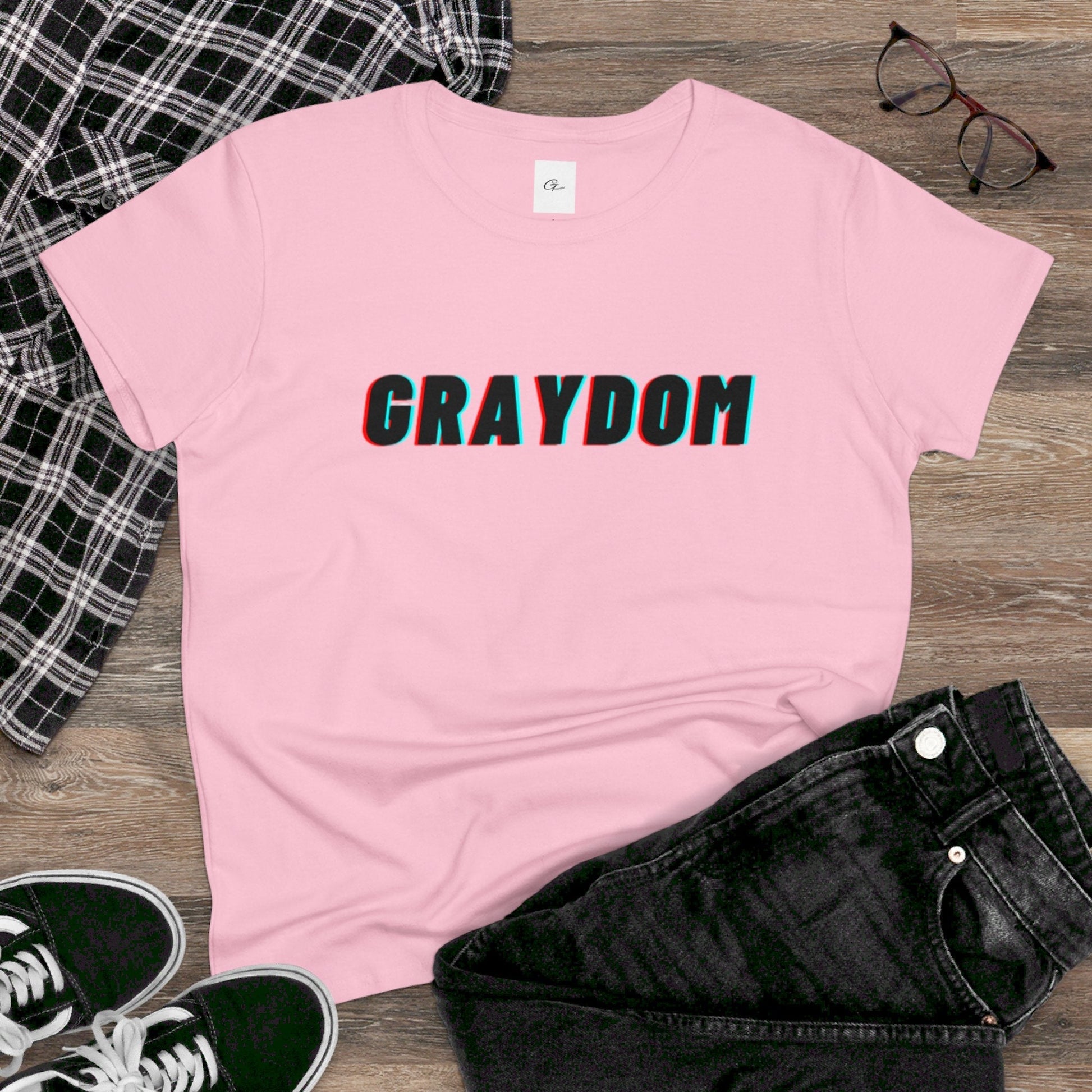 Graydom Women's Midweight Cotton Tee Graydom Grayceful LLC