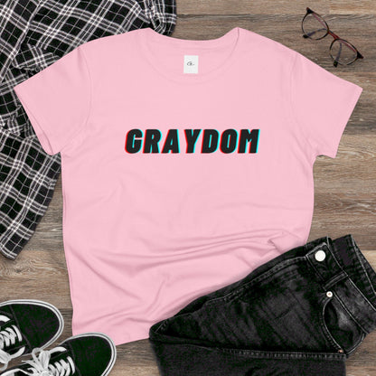 Graydom Women's Midweight Cotton Tee Graydom Grayceful LLC