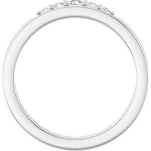 Sterling Silver 1/6 CTW Natural Diamond Stackable Ring Ethereal Legacy Boutiques
