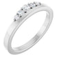 Sterling Silver 1/6 CTW Natural Diamond Stackable Ring Ethereal Legacy Boutiques