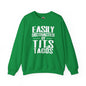 Easily Distracted By Tits and Tacos Crewneck Sweatshirt The Devil's Pickle