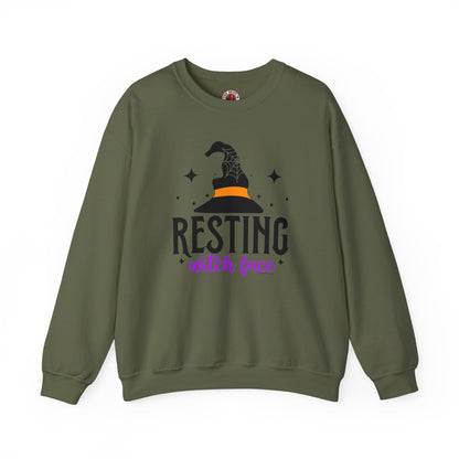 Resting Witch Face Crewneck Sweatshirt The Devil's Pickle