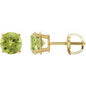 14K Yellow 6 mm Natural Peridot Earrings Ethereal Legacy Boutiques