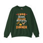 I Was Thinner Before Thanksgiving Dinner Crewneck Sweatshirt The Devil's Pickle