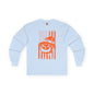 Pumpkin American Flag Long Sleeve Tee