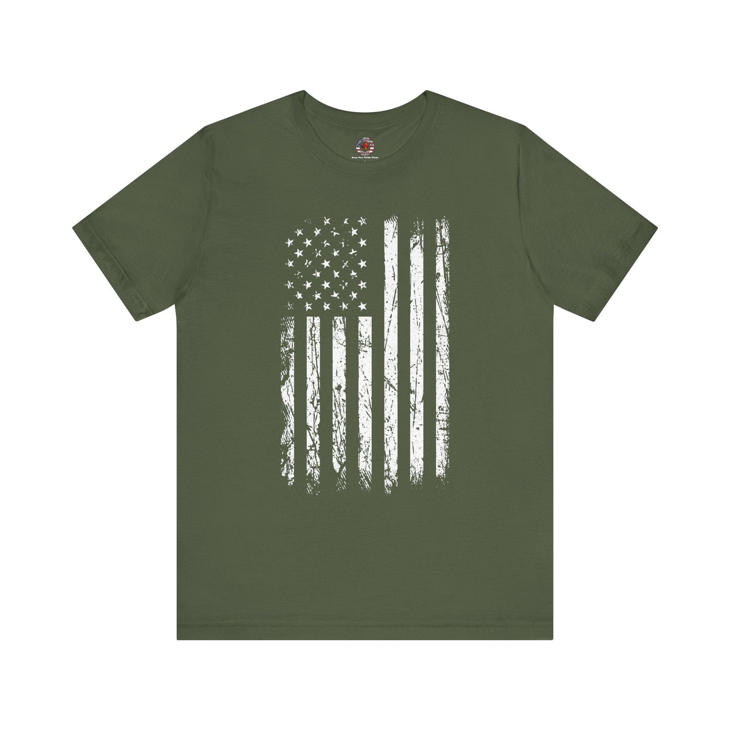 American Grunge Flag T-Shirt The Devil's Pickle