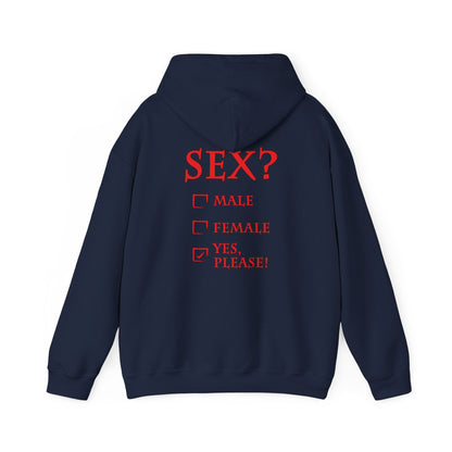 Sex? Yes, Please Hooded Sweatshirt The Devil's Pickle