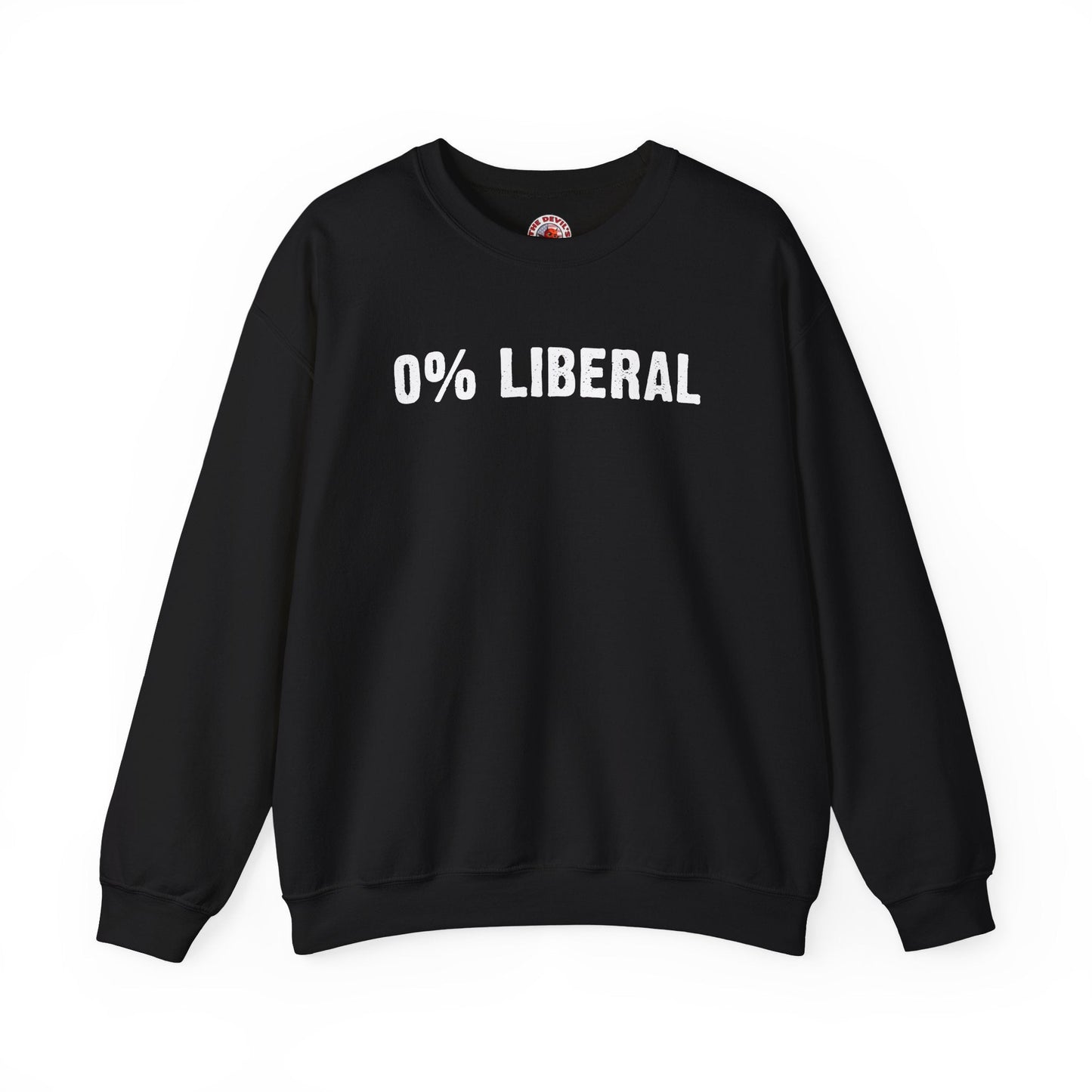 0% Liberal Crewneck Sweatshirt The Devil's Pickle