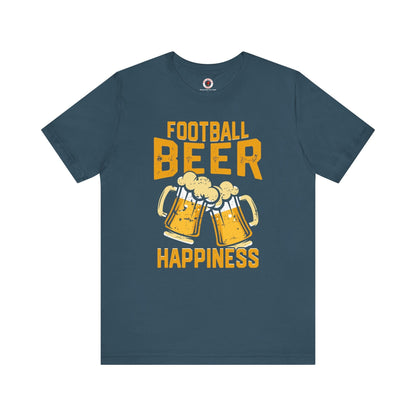 Football Beer and Happiness T-Shirt The Devil's Pickle