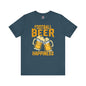 Football Beer and Happiness T-Shirt The Devil's Pickle