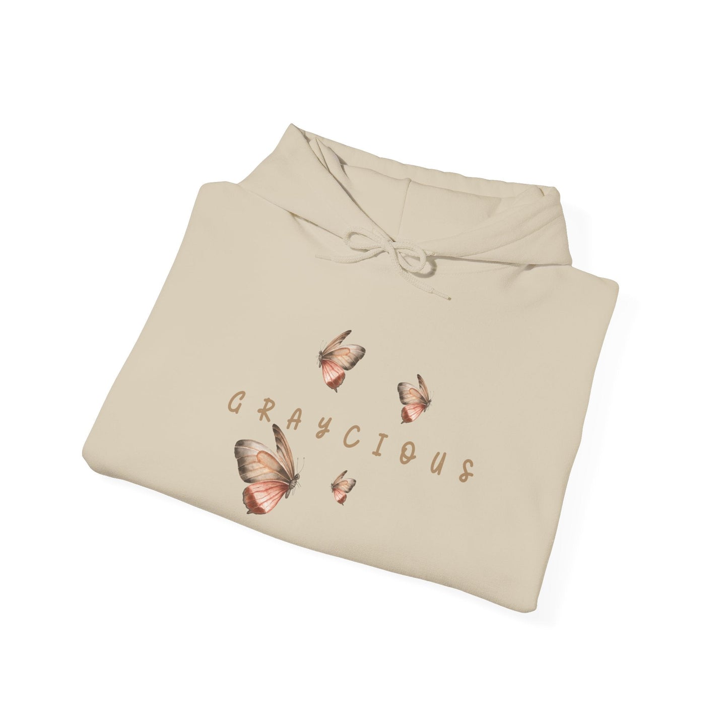 Butterfly Graphic Unisex Hoodie, Cozy Sweatshirt for Nature Lovers, Perfect Gift for Her, Birthday, Casual Wear, Spring Fashion Grayceful LLC