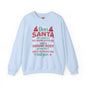 Dear Santa All I Want Is a Fat Bank Account Crewneck Sweatshirt The Devil's Pickle