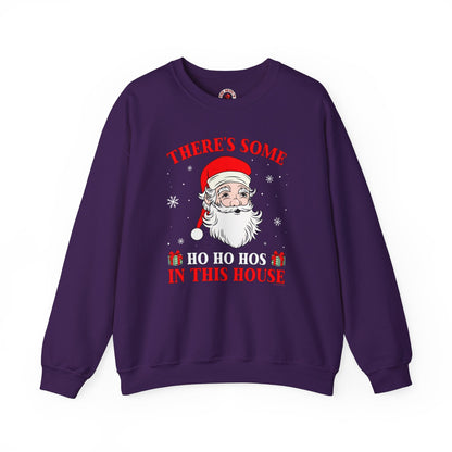 There's Some Ho Ho Ho's In This House Crewneck Sweatshirt The Devil's Pickle