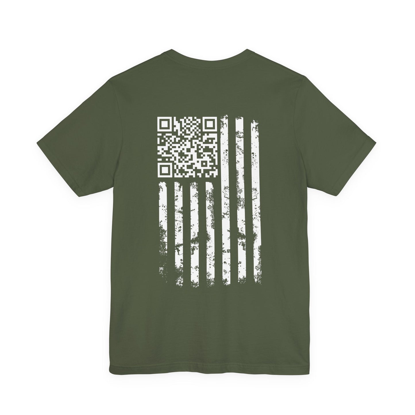American Flag QR Code T-Shirt The Devil's Pickle