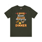 I Was Thinner Before Thanksgiving Dinner T-Shirt The Devil's Pickle