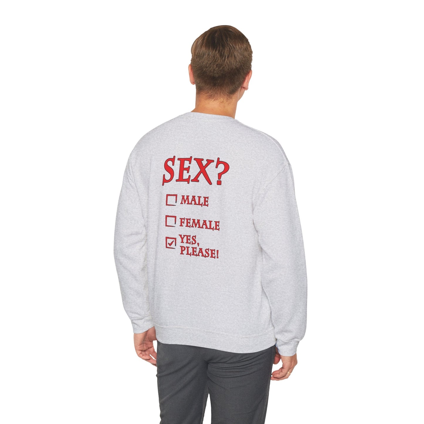 Sex? Yes, Please Crewneck Sweatshirt The Devil's Pickle