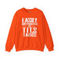 Easily Distracted By Tits and Tacos Crewneck Sweatshirt The Devil's Pickle