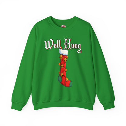 Well Hung Crewneck Sweatshirt The Devil's Pickle
