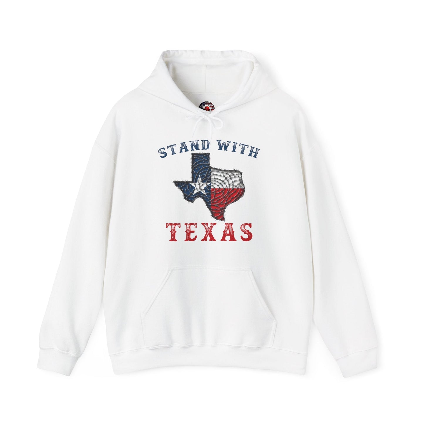 Stand With Texas Hooded Sweatshirt The Devil's Pickle
