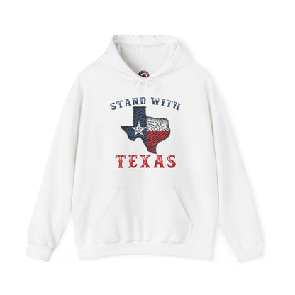 Stand With Texas Hooded Sweatshirt The Devil's Pickle