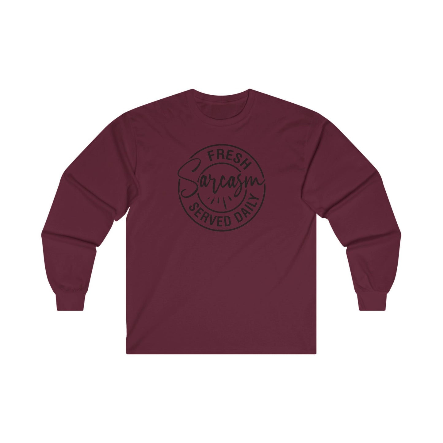 Fresh Sarcasm Served Daily Long Sleeve Tee The Devil's Pickle