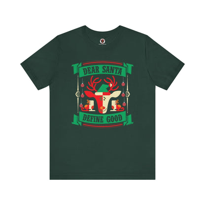 Dear Santa Define Good T-Shirt The Devil's Pickle