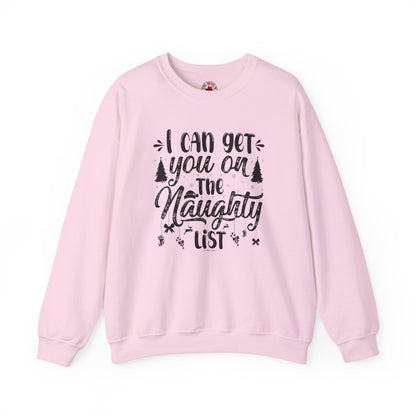 I Can Get You On The Naughty List Crewneck Sweatshirt The Devil's Pickle