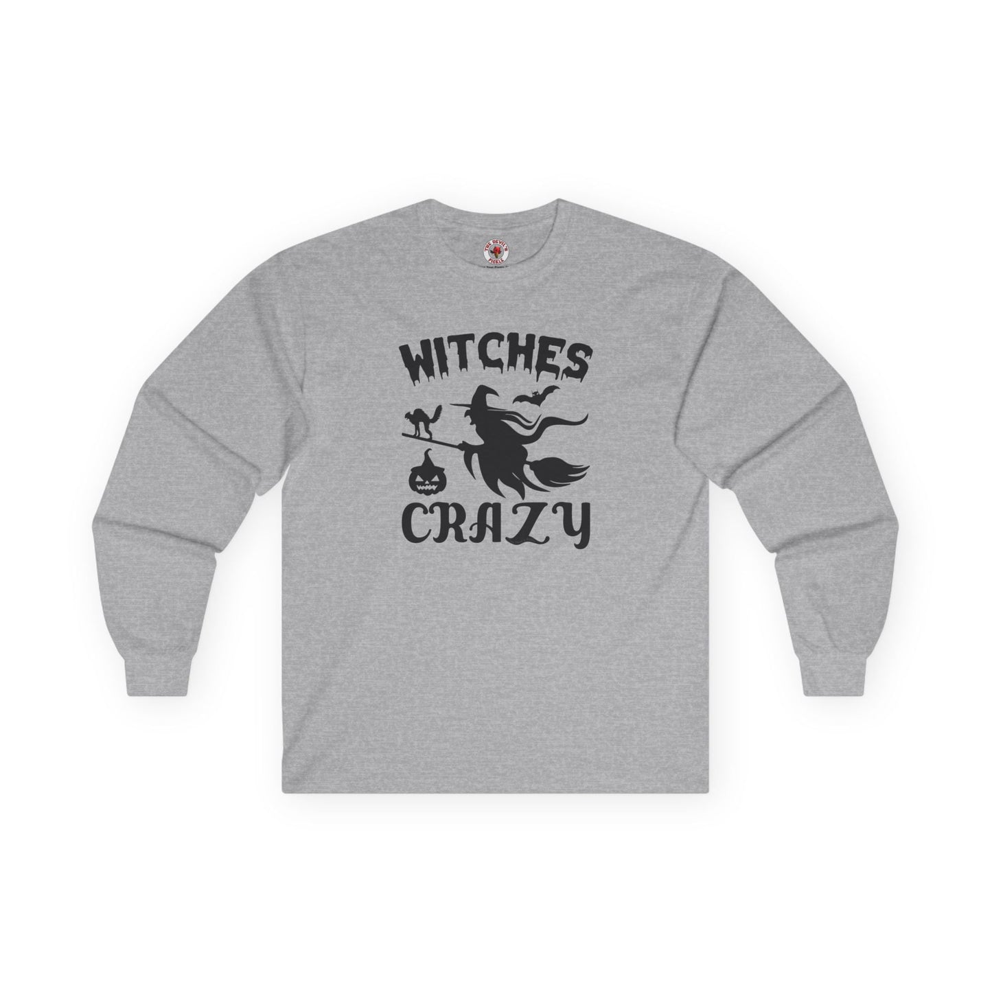 Witches Crazy Long Sleeve Tee The Devil's Pickle
