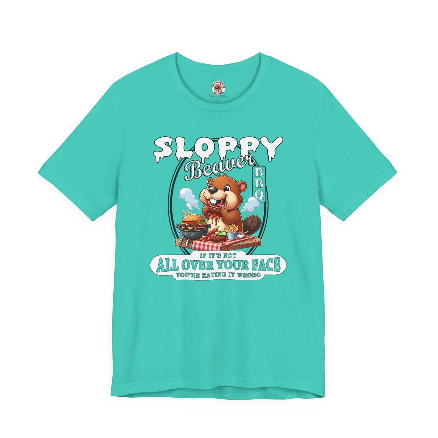 Sloppy Beaver BBQ T-Shirt The Devil's Pickle