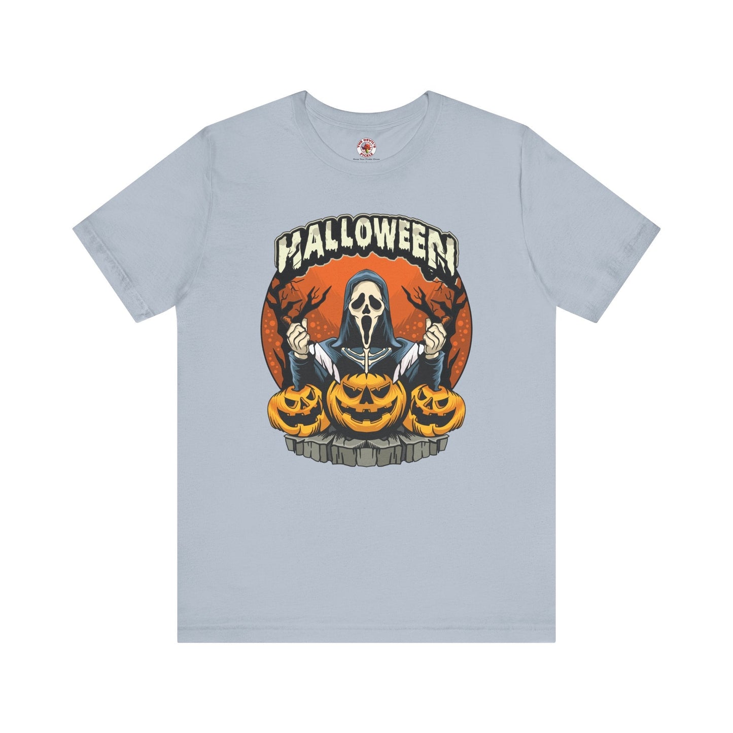 Screamer Killer Ghost Halloween T-Shirt The Devil's Pickle