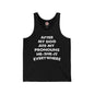 After My Dog Ate My Pronouns Tank Top The Devil's Pickle