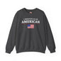 I Identify As An American Crewneck Sweatshirt The Devil's Pickle
