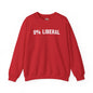 0% Liberal Crewneck Sweatshirt The Devil's Pickle