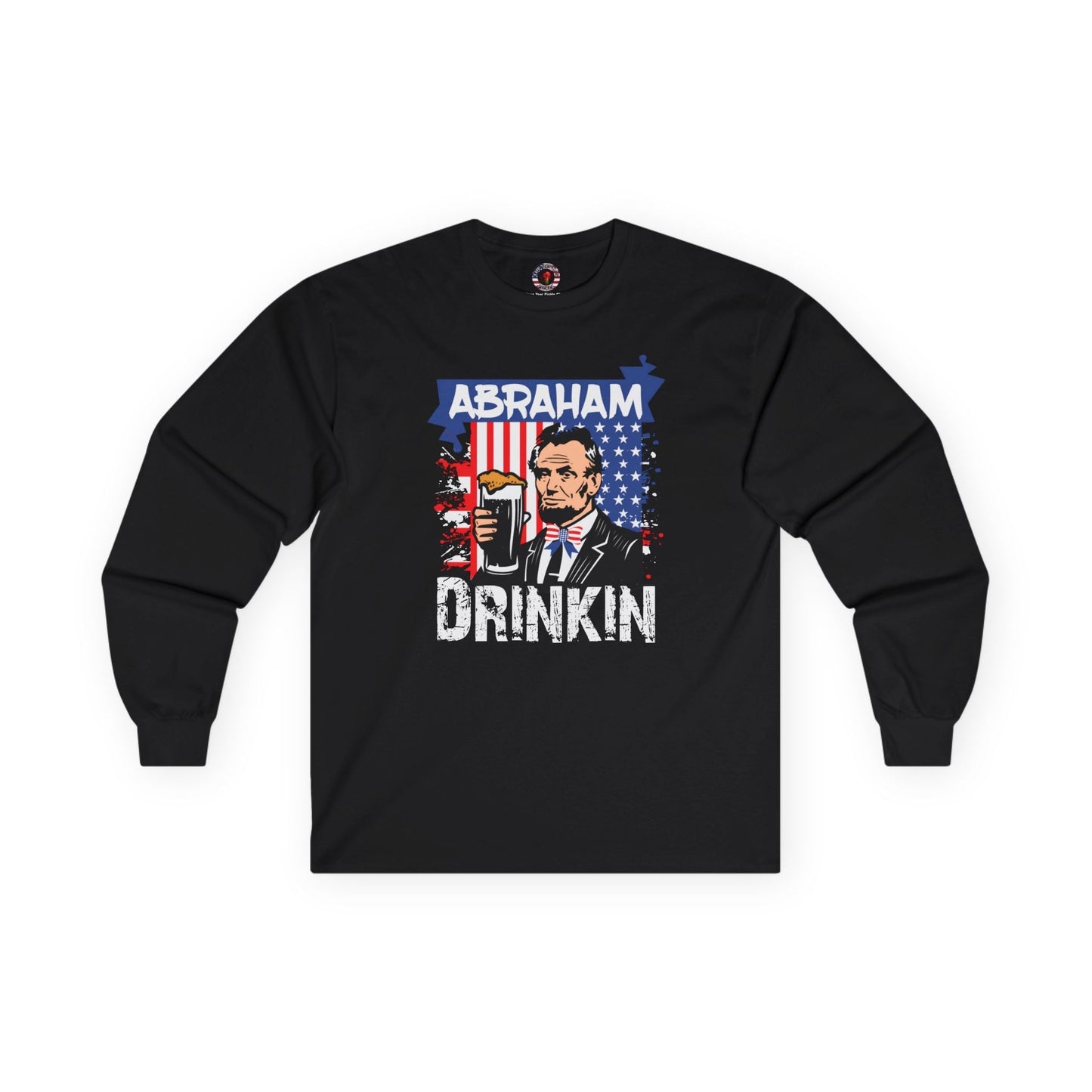 Abraham Drinking Long Sleeve Tee The Devil's Pickle