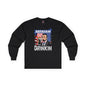 Abraham Drinking Long Sleeve Tee The Devil's Pickle