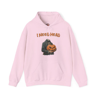 I Need Head Hooded Sweatshirt The Devil's Pickle