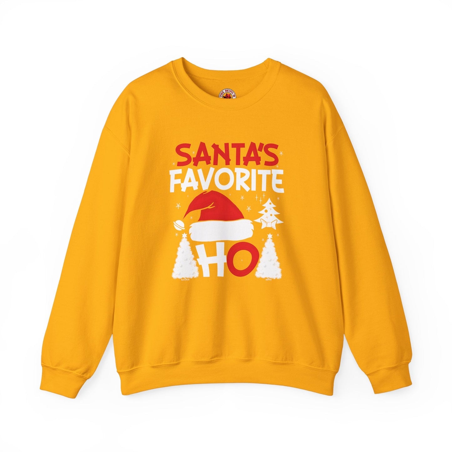 Santa's Favorite Ho Crewneck Sweatshirt The Devil's Pickle