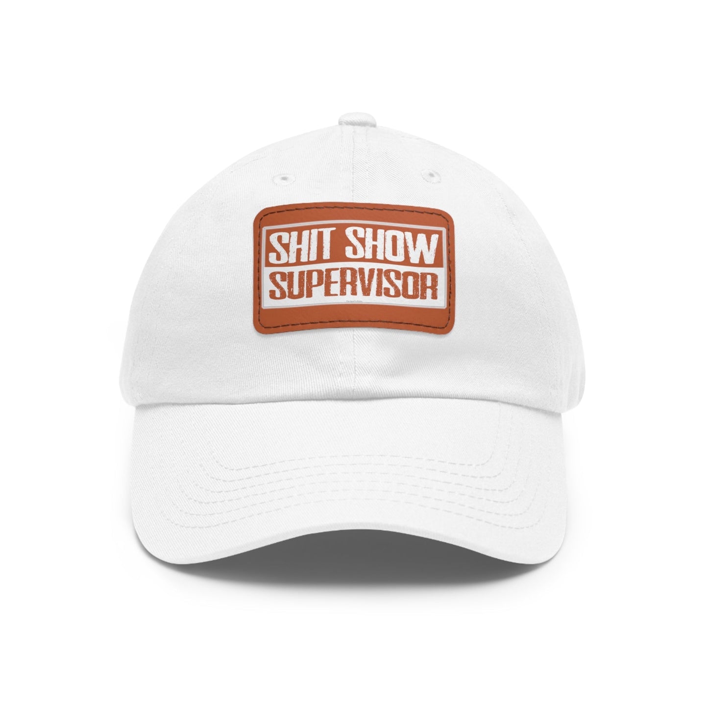 Shit Show Supervisor Hat with Leather Patch The Devil's Pickle