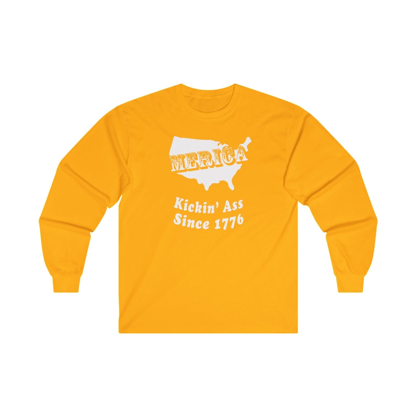MERICA Kickin' Ass Since 1776 Long Sleeve Tee The Devil's Pickle