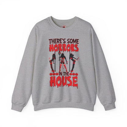 There's Some Horrors In The House Crewneck Sweatshirt The Devil's Pickle