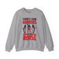 There's Some Horrors In The House Crewneck Sweatshirt The Devil's Pickle