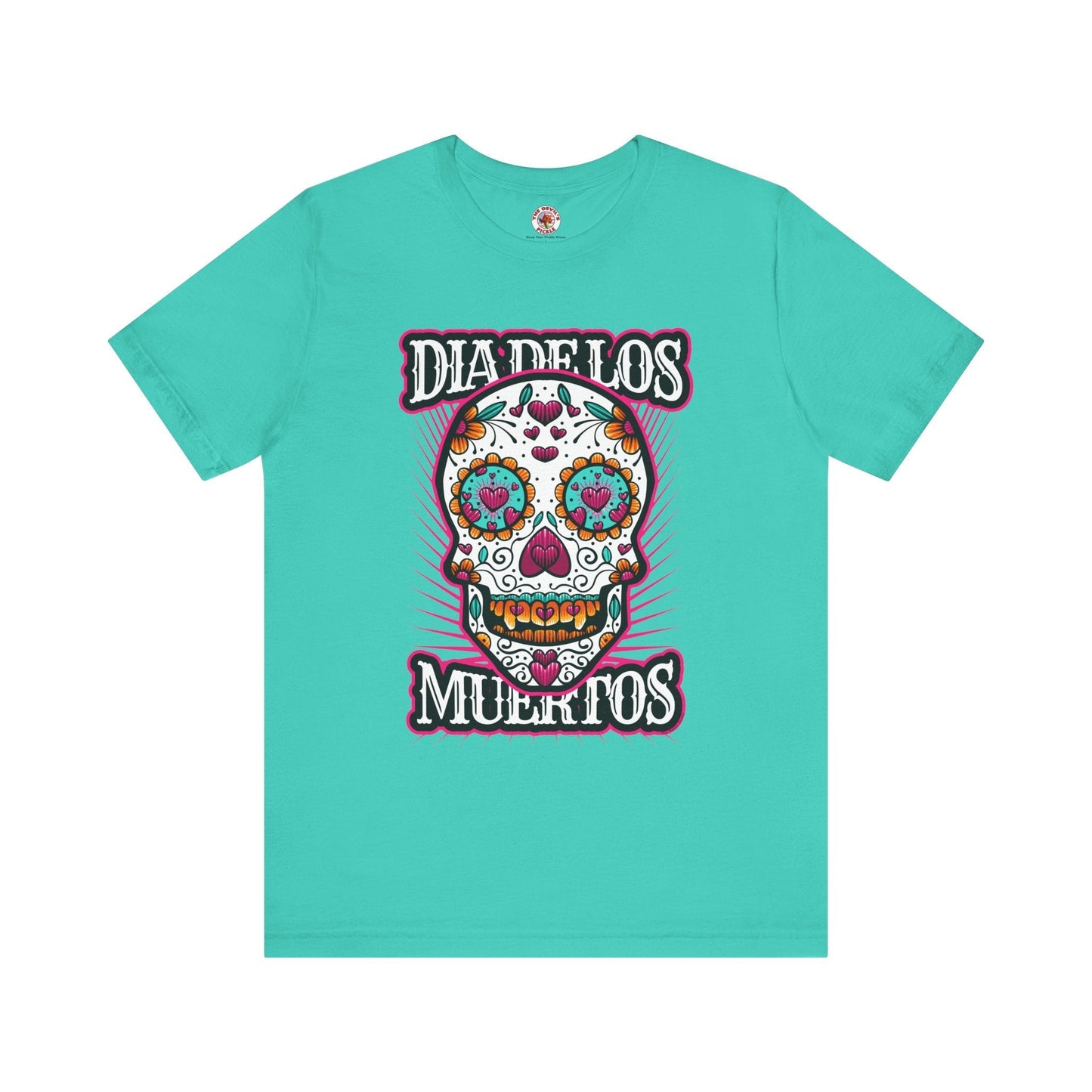 Dia De Los Muertos Skull T-Shirt The Devil's Pickle