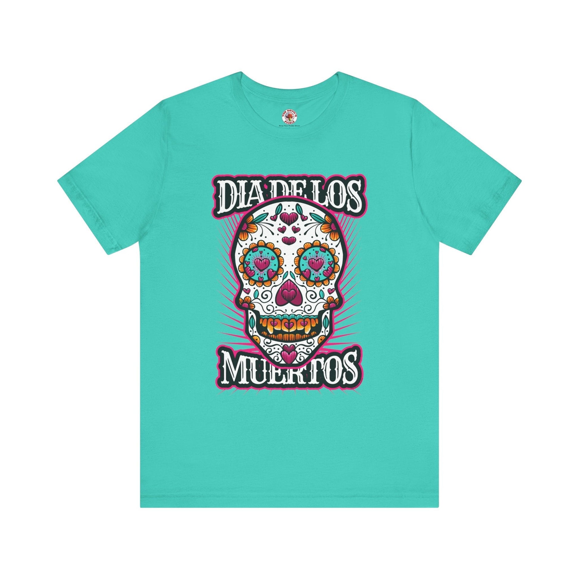 Dia De Los Muertos Skull T-Shirt The Devil's Pickle