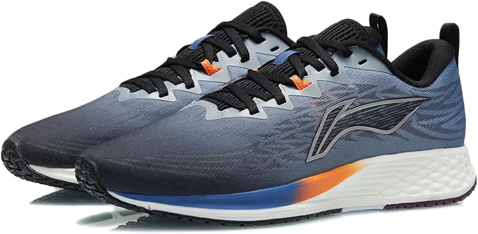 Basic Racing Running Shoes Men Running Shoes Light Weight Breathable Sport Shoes Blue ARMR003-6H US 9