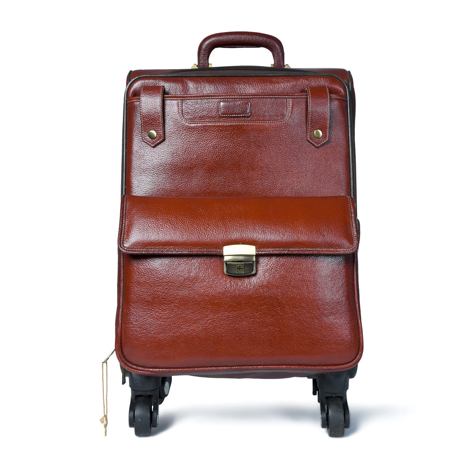 Leather Carry-On Trolly Bag Classy Leather Bags