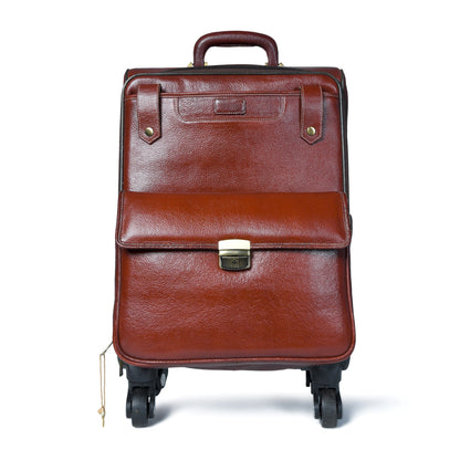 Leather Carry-On Trolly Bag Classy Leather Bags
