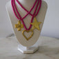 Silk Cord Pendant Necklace 24K Gold Plated Deep South Originals