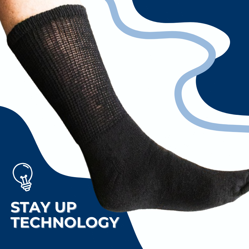 Women's Cotton Diabetic Crew Socks (6 Pair) DSC