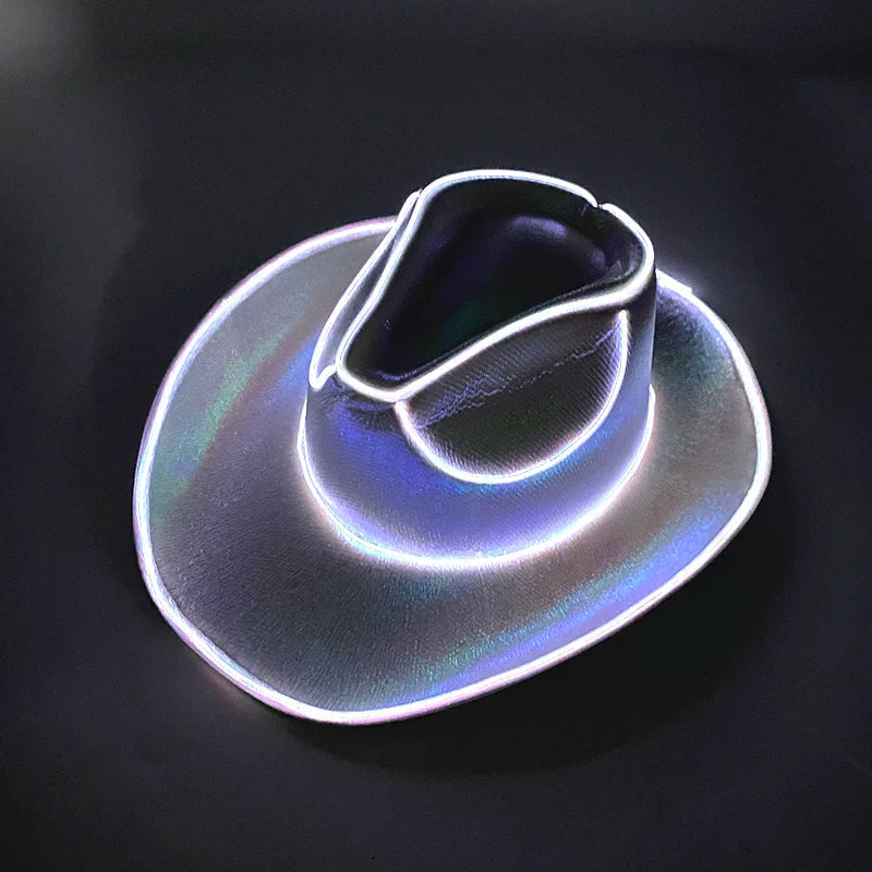 Glowing Neon Cowboy Hat ViralGalleria.com