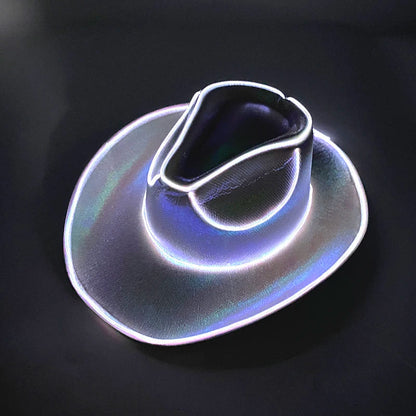 Glowing Neon Cowboy Hat ViralGalleria.com